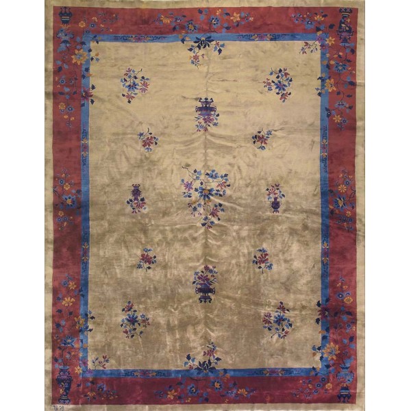 Early 20th Century Chinese Manchester Quality Peking Carpet 